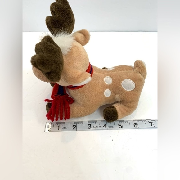 Vintage 6” Reindeer with Scarf - Picture 2 of 4